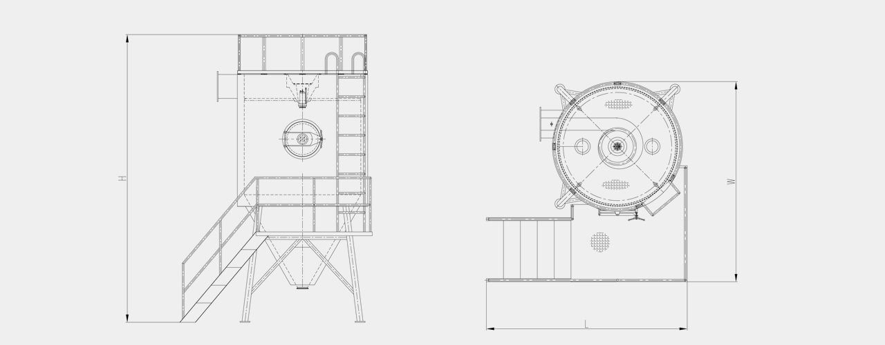 centrifugal spray dryer drawing